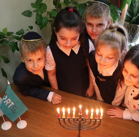 Children experiencing Jewish Values